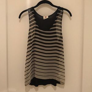 One Clothing Gradient Striped Top